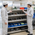 整った状態が続いている置き場の理由を職長と作業者が一緒に確認する職場改善