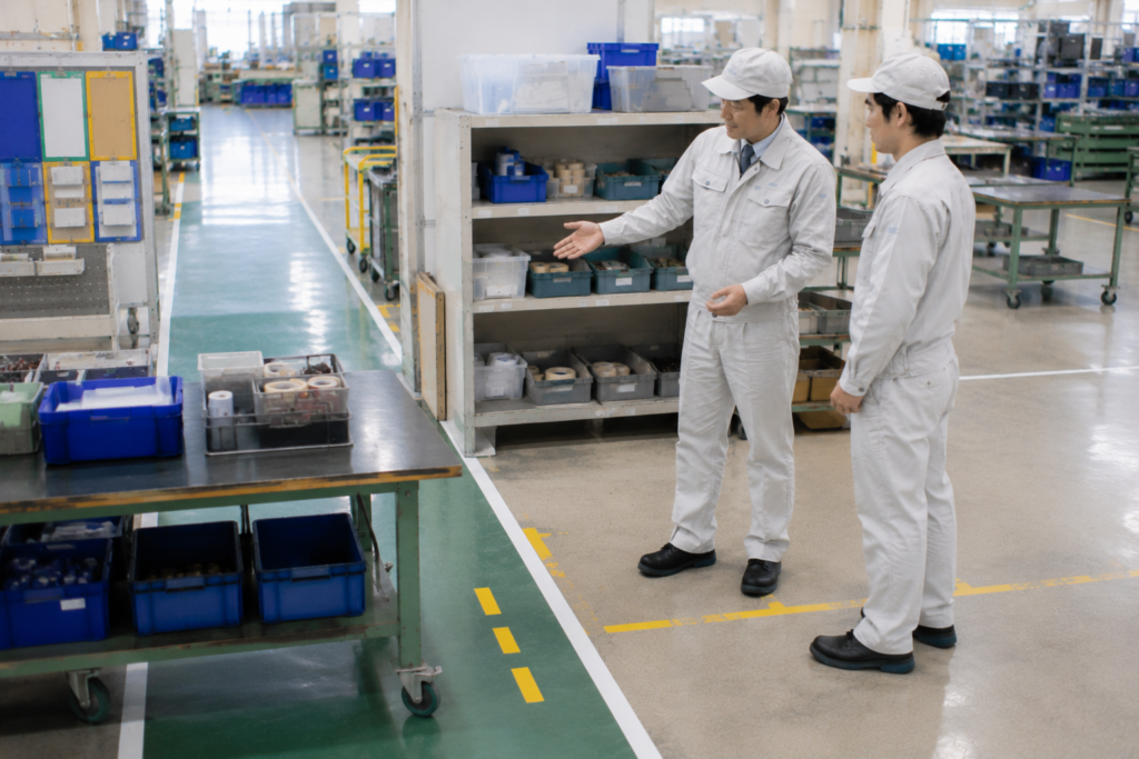 戻し忘れが続く置き場を責めずに見直しできる形へ整える職場改善の場面